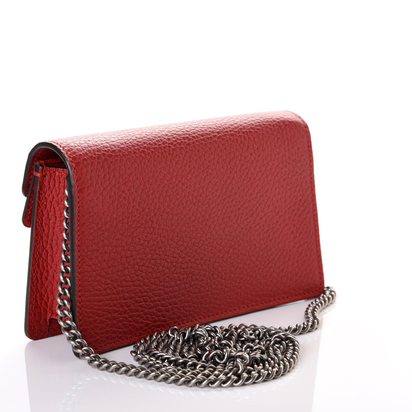 Calfskin Super Mini Dionysus Shoulder Bag Hibiscus Red