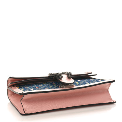 Gucci New Denim Dollar Calfskin Floral GG Monogram Small Dionysus Shoulder Bag Blue Tea Multicolor Powder Pink 4 of 9