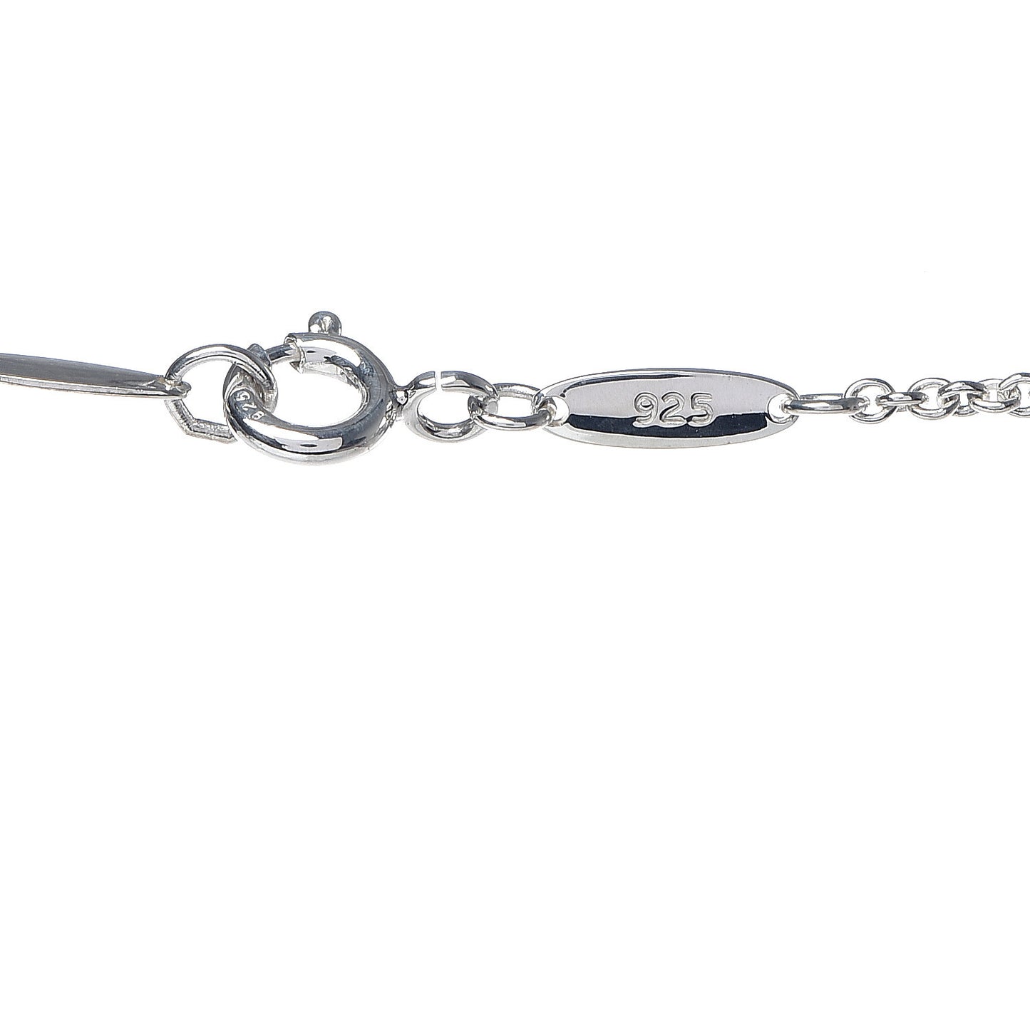 Sterling Silver Elsa Peretti Infinity Cross Pendant Necklace