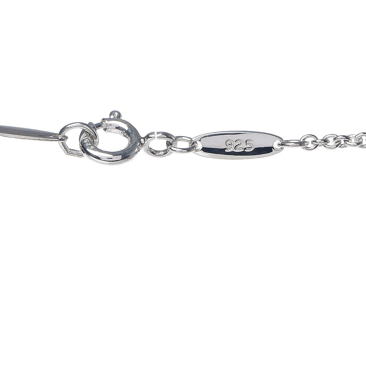 Tiffany Sterling Silver Elsa Peretti Infinity Cross Pendant Necklace 6 of 8