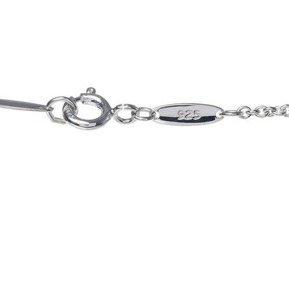 Tiffany Sterling Silver Elsa Peretti Infinity Cross Pendant Necklace 6 of 8