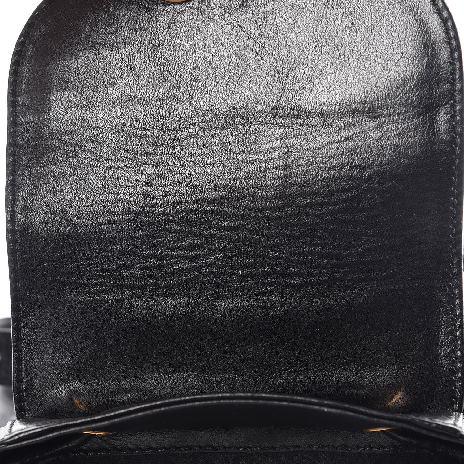 Gucci Calfskin Bamboo Backpack Black 8 of 14