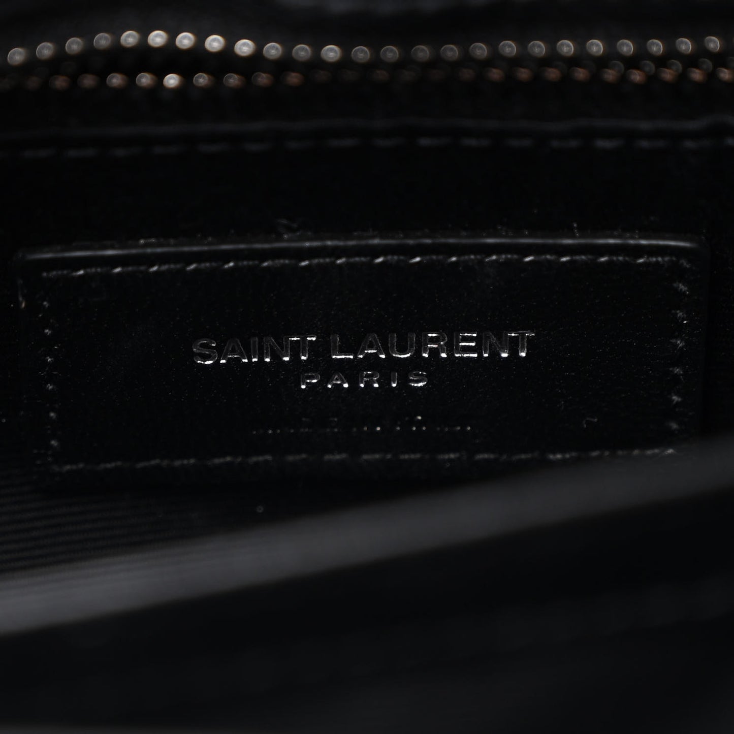 Calfskin Y Quilted Monogram Toy Loulou Crossbody Bag Black
