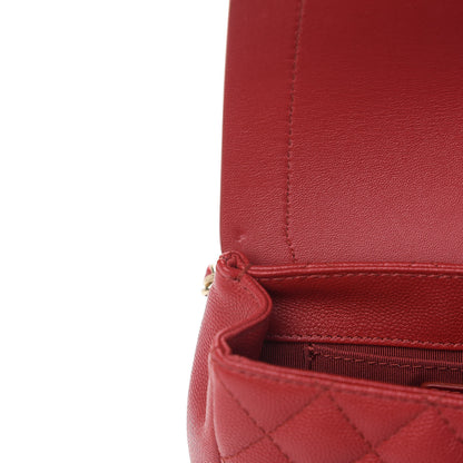 Chanel Caviar Quilted Flap Waist Bag Red 11 of 12