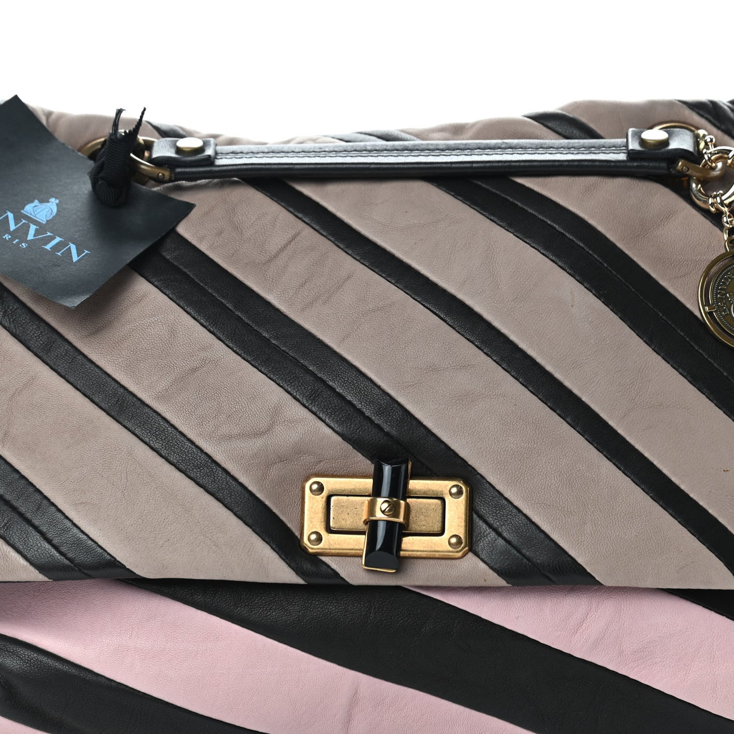 Lambskin Medium Happy Shoulder Bag Multicolor