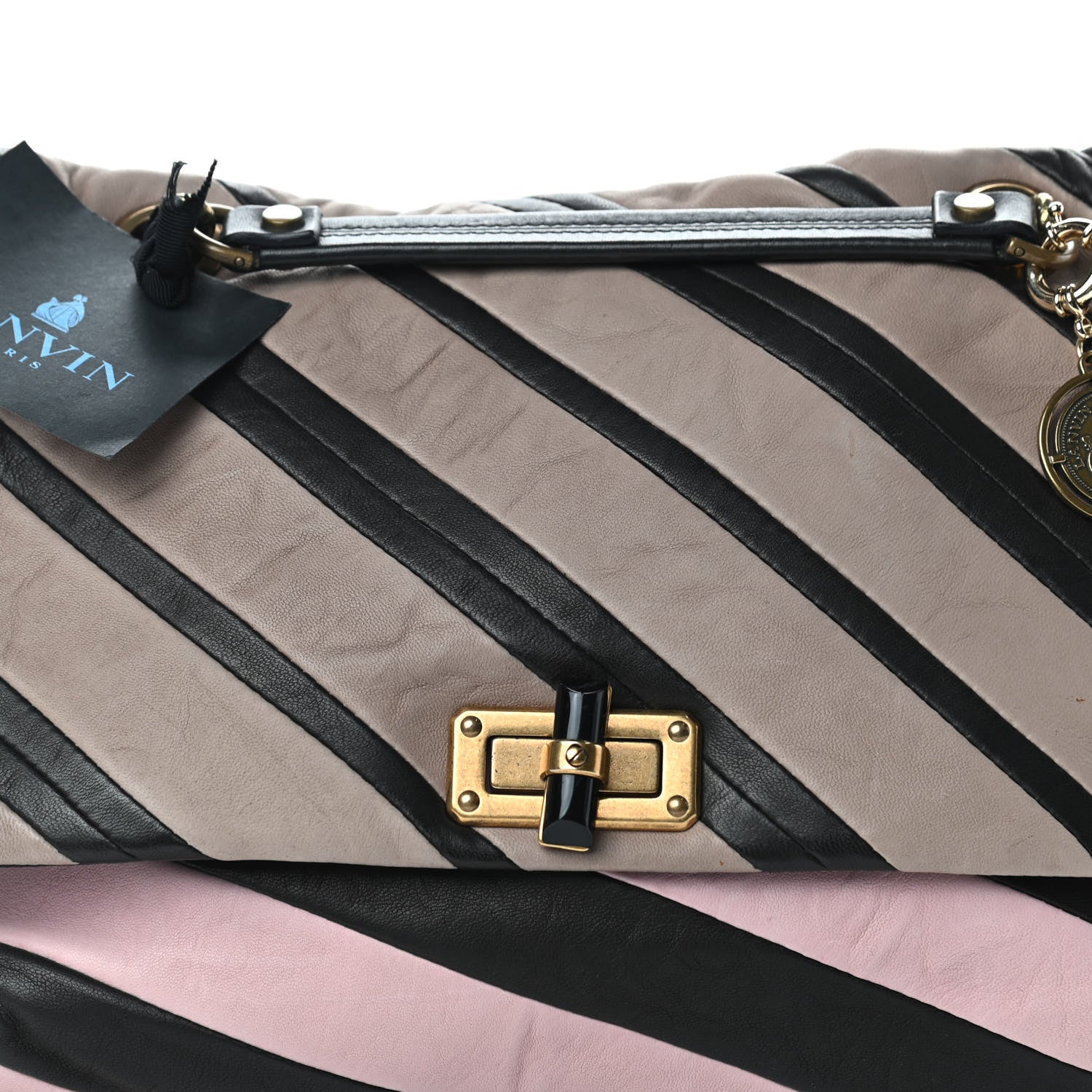 Lanvin Lambskin Medium Happy Shoulder Bag Multicolor 9 of 10