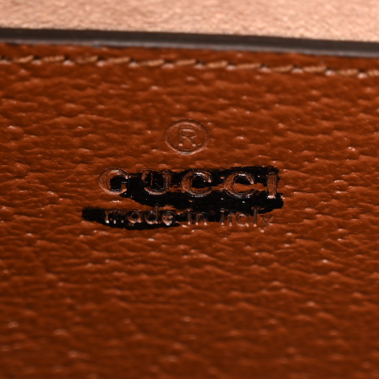 Gucci Textured Dollar Calfskin Web Small Diana Tote Bag Cuir Black 6 of 10