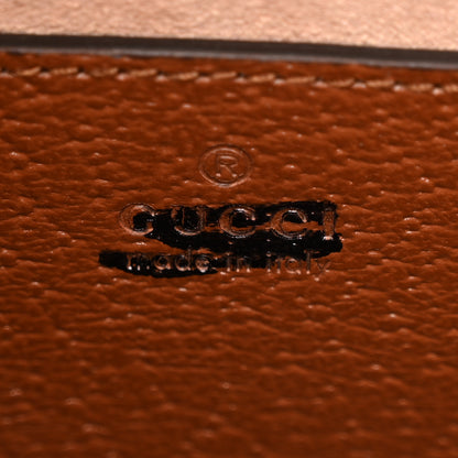 Gucci Textured Dollar Calfskin Web Small Diana Tote Bag Cuir Black 6 of 10