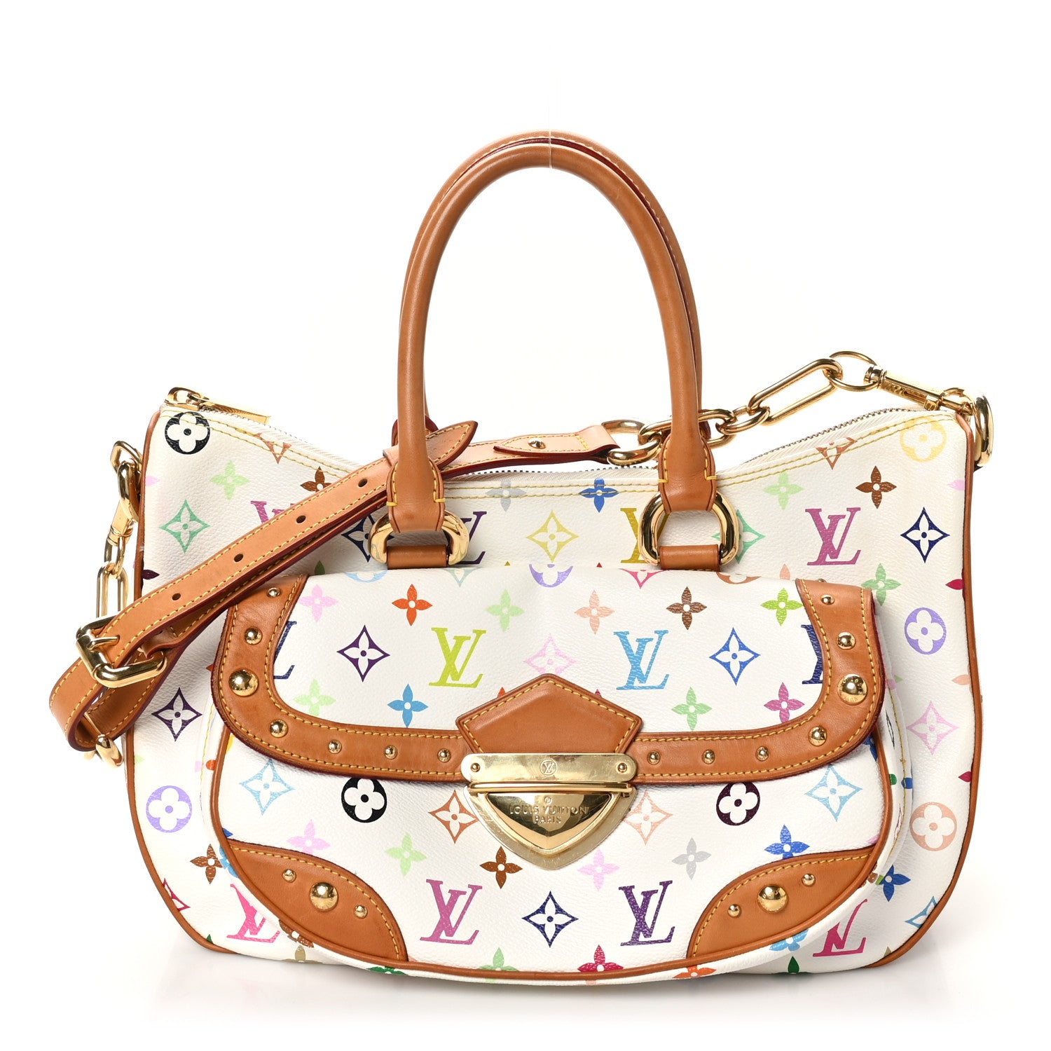 Louis Vuitton Monogram Multicolor Rita White 1 of 9