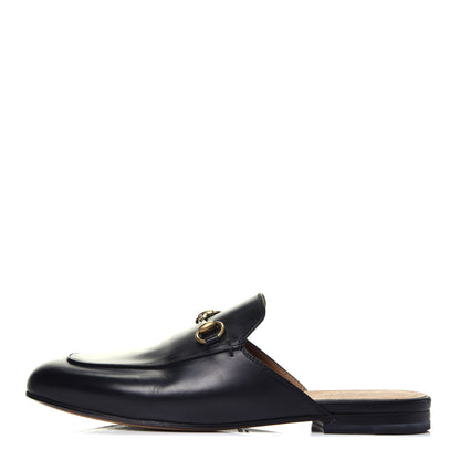 Gucci Calfskin Womens Princetown Slippers 36.5 Black 1 of 8