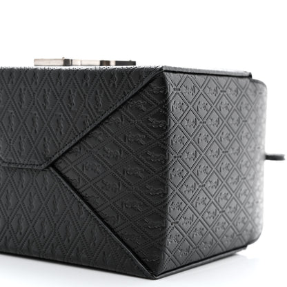Saint Laurent Calfskin Monogram Take Away Box Black 10 of 11