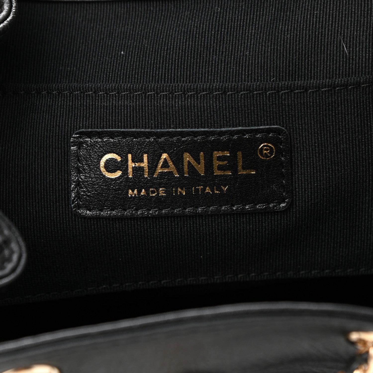 Chanel Glazed Aged Calfskin Quilted Small Duma Drawstring Backpack Black 6 of 11