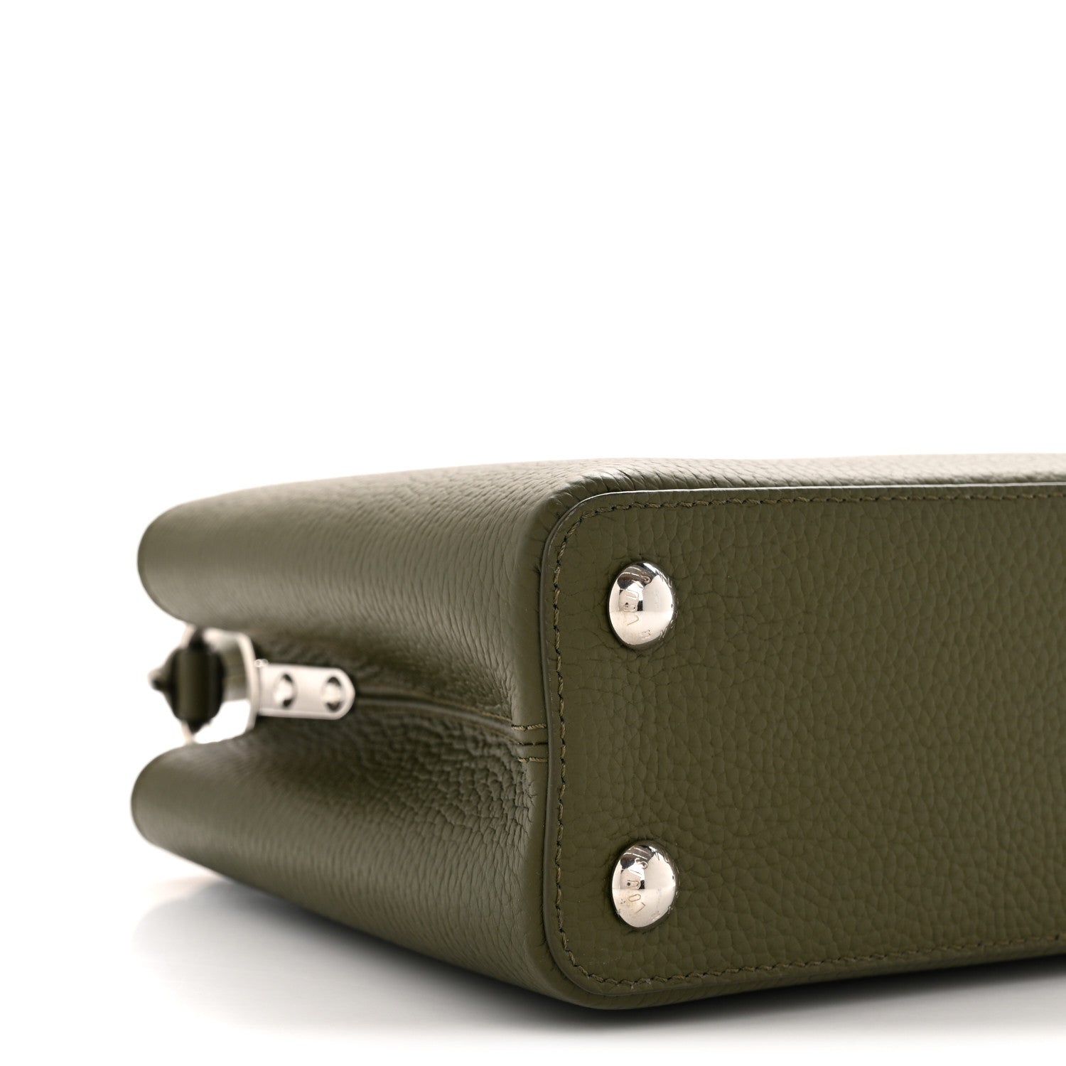 Louis Vuitton Taurillon Capucines BB Khaki 8 of 10