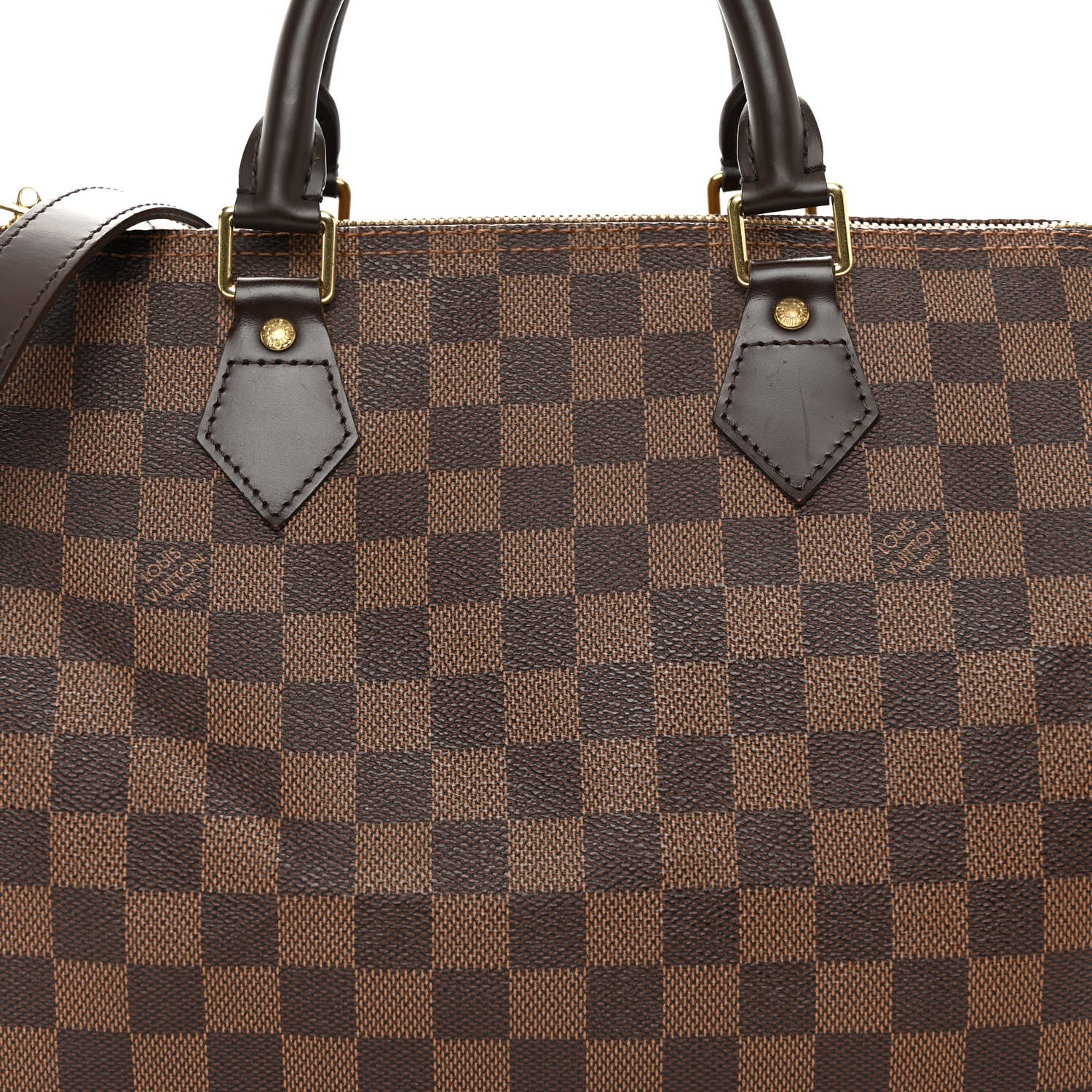 Louis Vuitton Damier Ebene Speedy Bandouliere 30 7 of 12