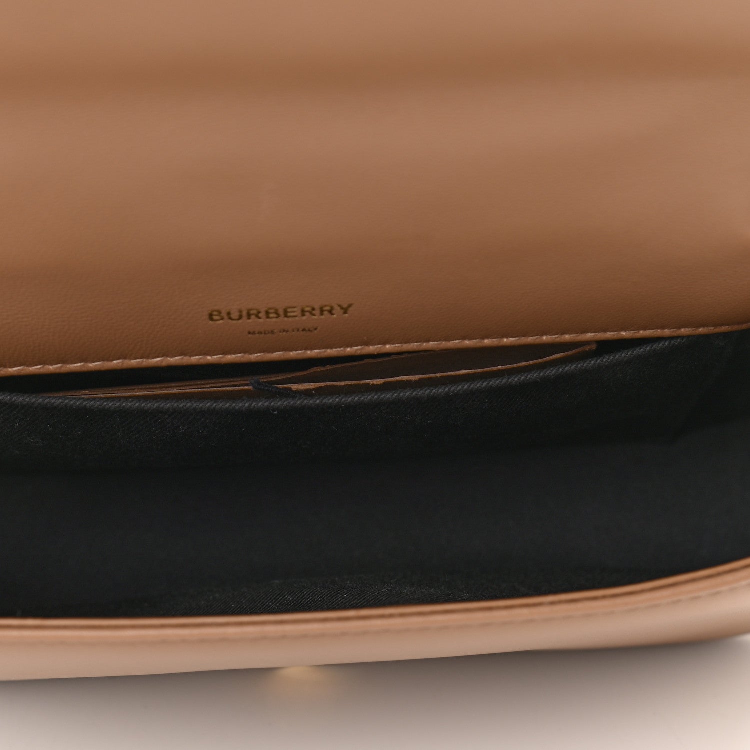 Burberry Lambskin Quilted Small Lola Bag Camel 5 of 10