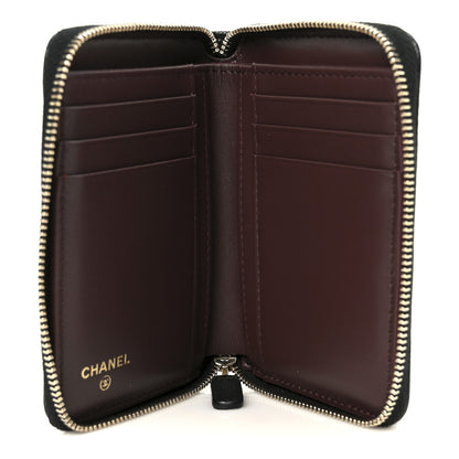 Chanel Caviar Quilted Small Zip Around Wallet Black 6 of 11