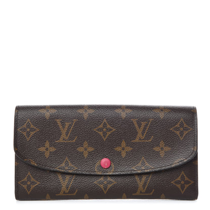 Louis Vuitton Monogram Emilie Wallet Hot Pink 1 of 9
