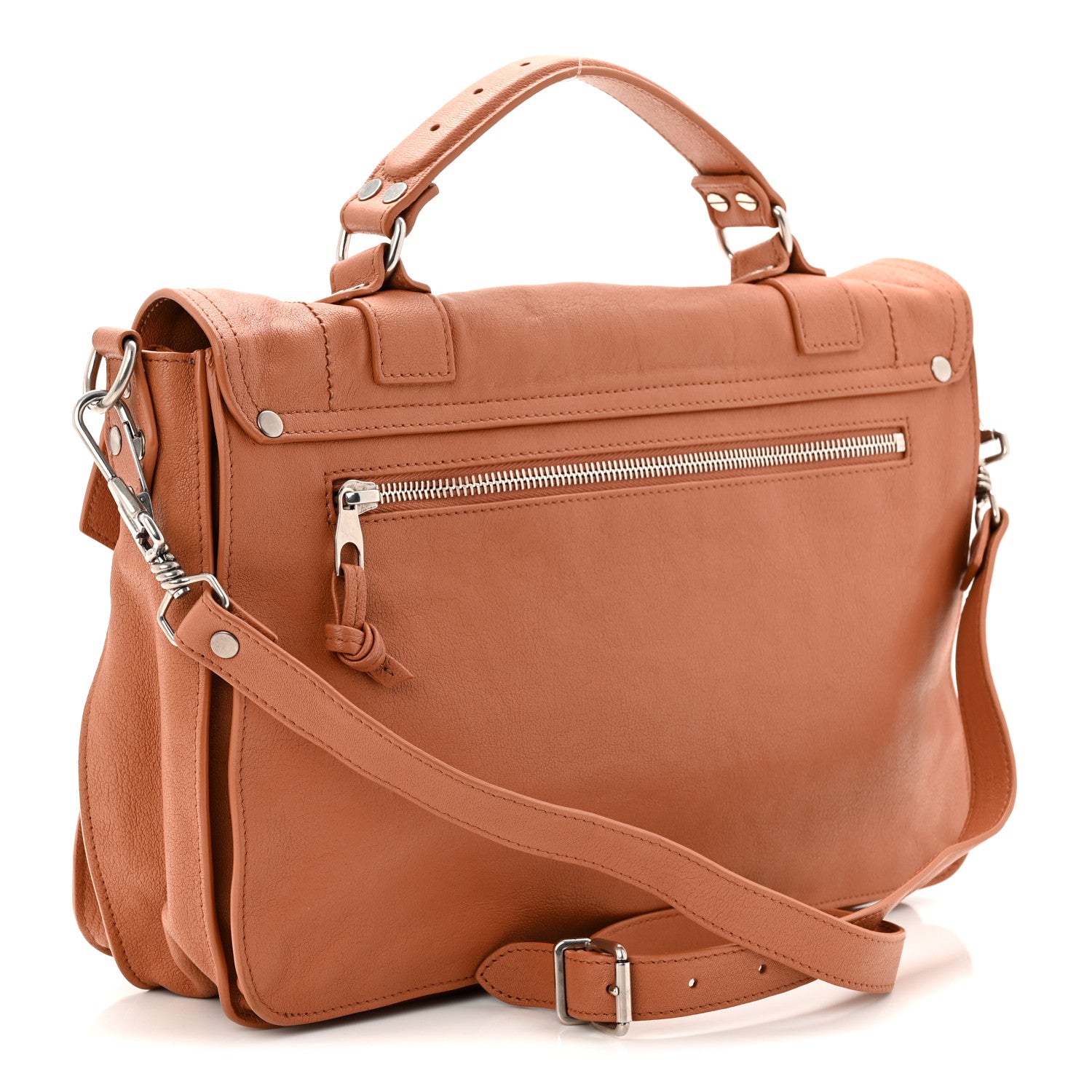 Proenza Schouler Lambskin Medium PS1 Satchel Dune 3 of 10