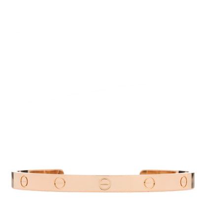 Cartier 18K Pink Gold LOVE Cuff Bracelet 20 1 of 4
