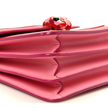 Bulgari Calfskin Serpenti Forever Top Handle Red 9 of 10