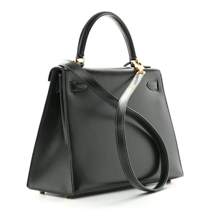 Hermes Box Kelly Sellier 28 Vert Fonce 3 of 25