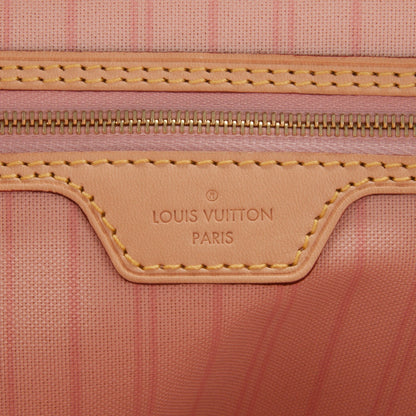 Louis Vuitton Damier Azur Delightful MM Pink 6 of 8
