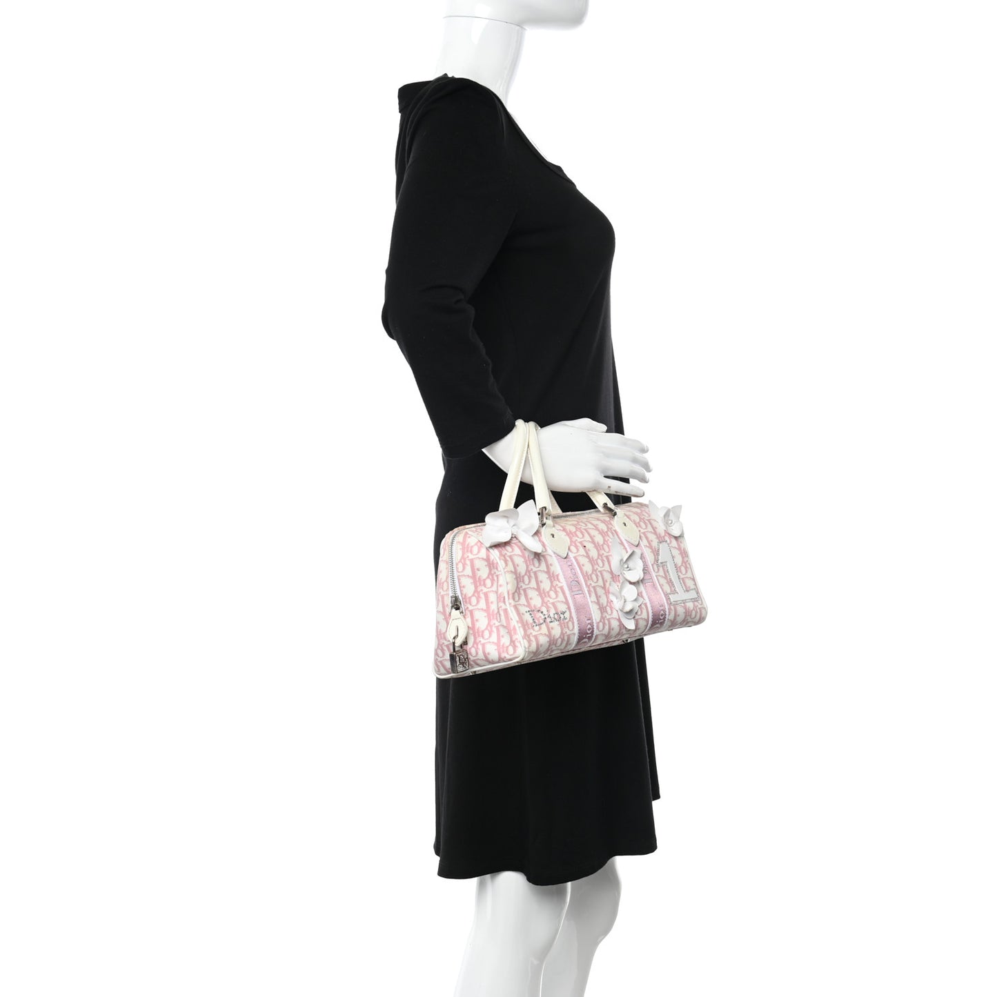 Monogram Girly Boston Pink