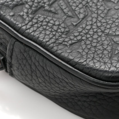 Louis Vuitton Taurillon Monogram Uniformes Solar Ray Soft Pochette Volga Belt Bag Black 10 of 12