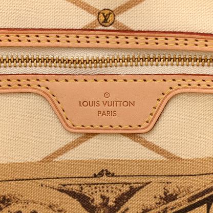 Louis Vuitton Damier Azur Summer Trunks Neo Neverfull MM 7 of 12