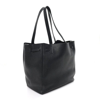 Celine Soft Grained Calfskin Small Belt Cabas Phantom Black 3 of 11