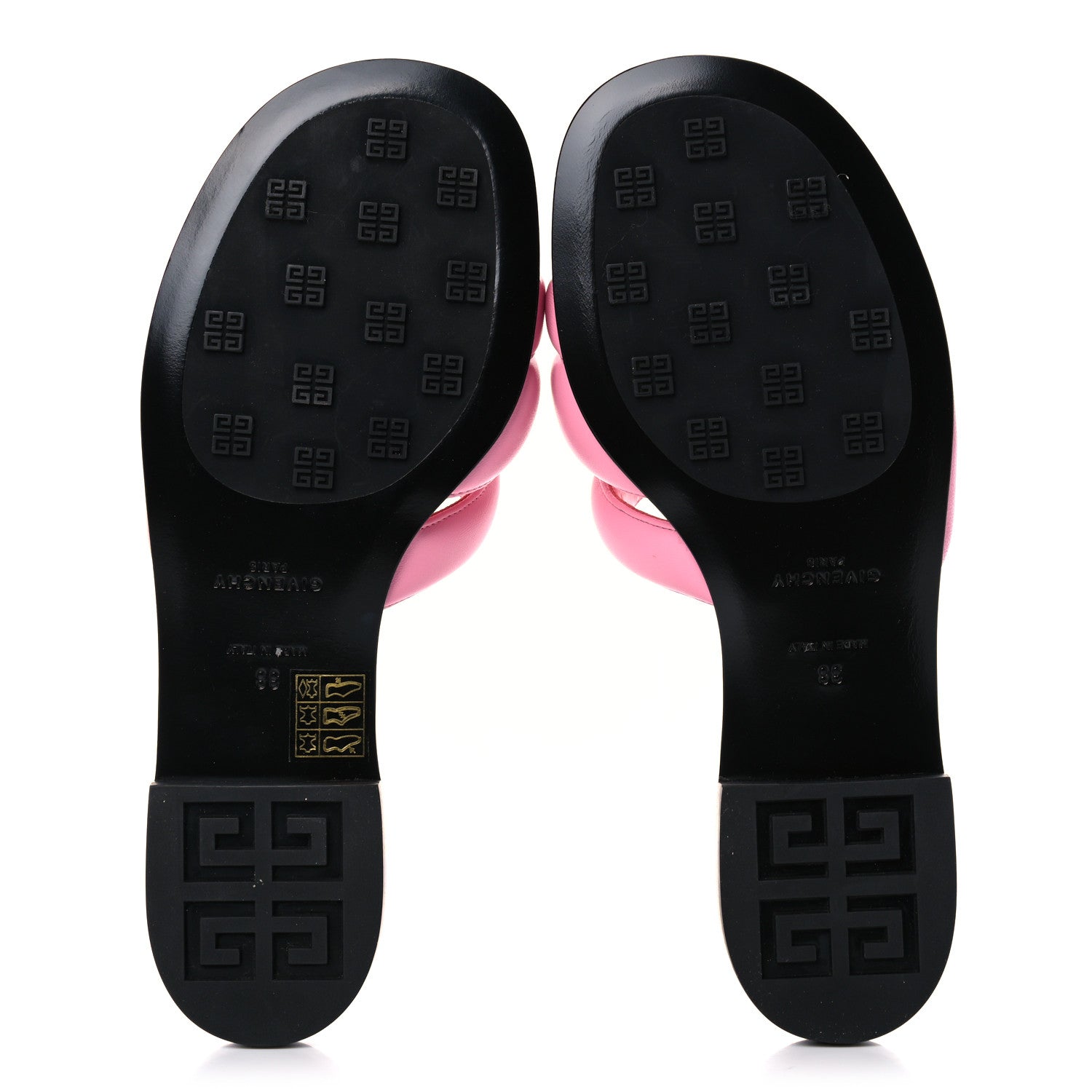 Givenchy Nappa G Flat Sandals 38 Baby Pink 5 of 11