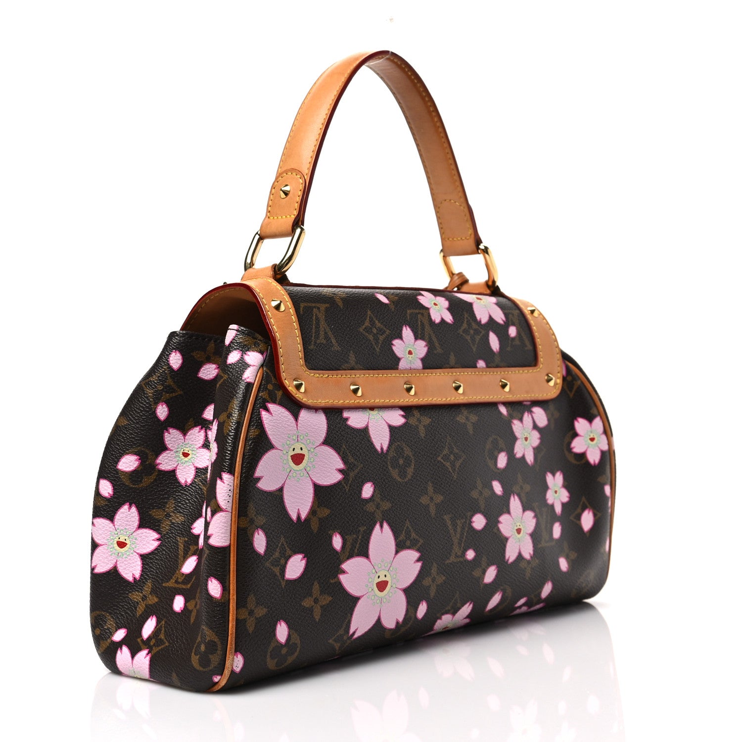 Louis Vuitton Monogram Cherry Blossom Sac Retro Bag Brown 3 of 11