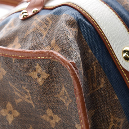 Louis Vuitton Monogram Rayures Tisse Sac GM Blue 14 of 26