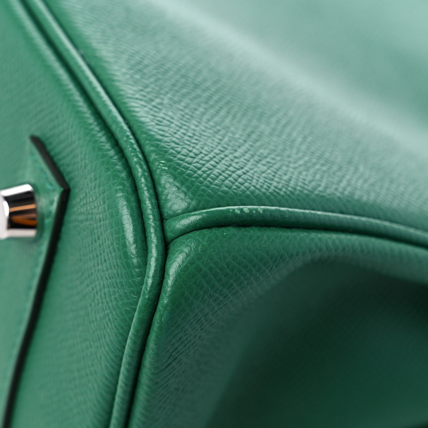 Hermes Epsom Birkin 30 Vert Vertigo 11 of 14