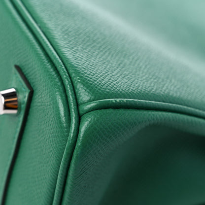 Hermes Epsom Birkin 30 Vert Vertigo 11 of 14