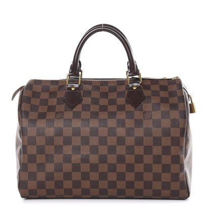 Louis Vuitton Damier Ebene Speedy 30 1 of 18