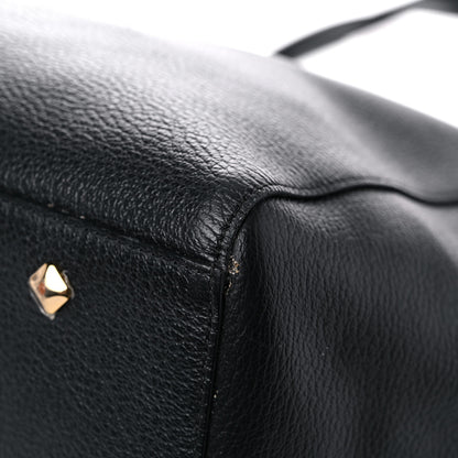 MCM Grained Calfskin Medium Reversible Wandel Tote Black 22 of 29