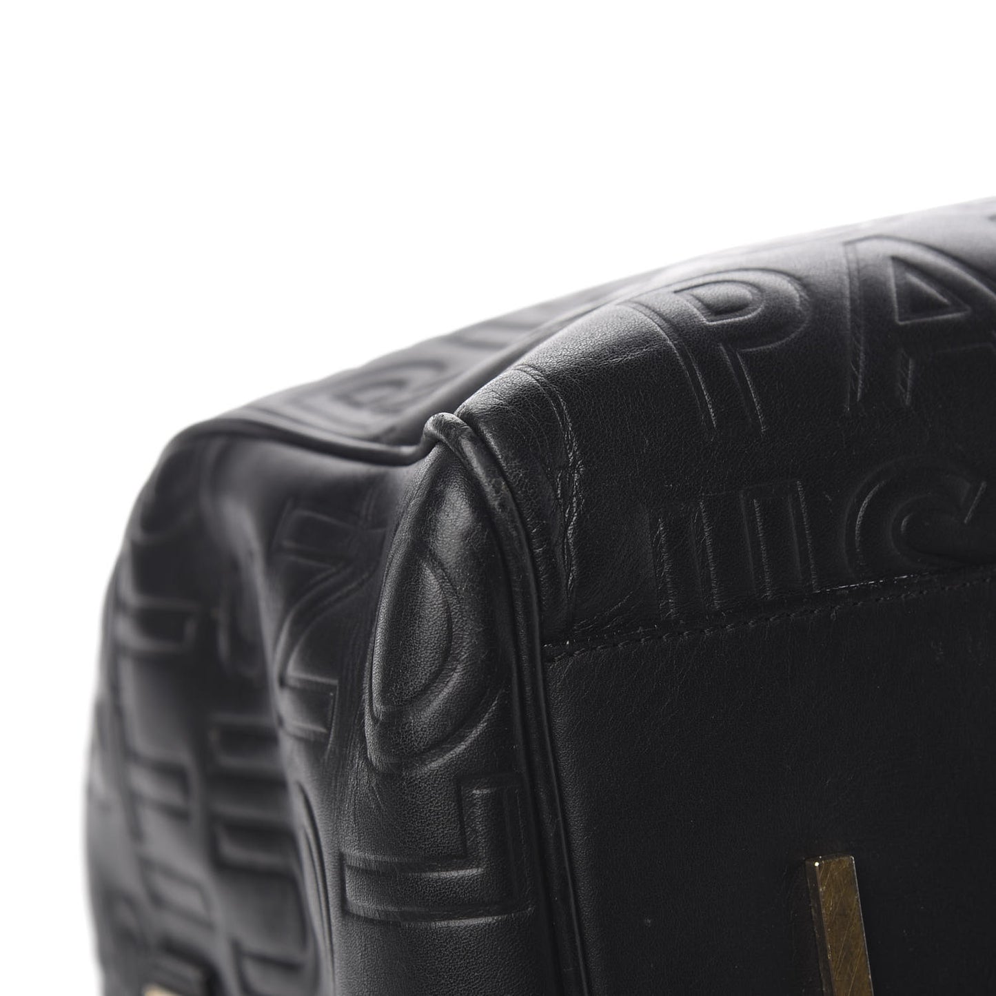 Calfskin Embossed Speedy Cube 30 Black