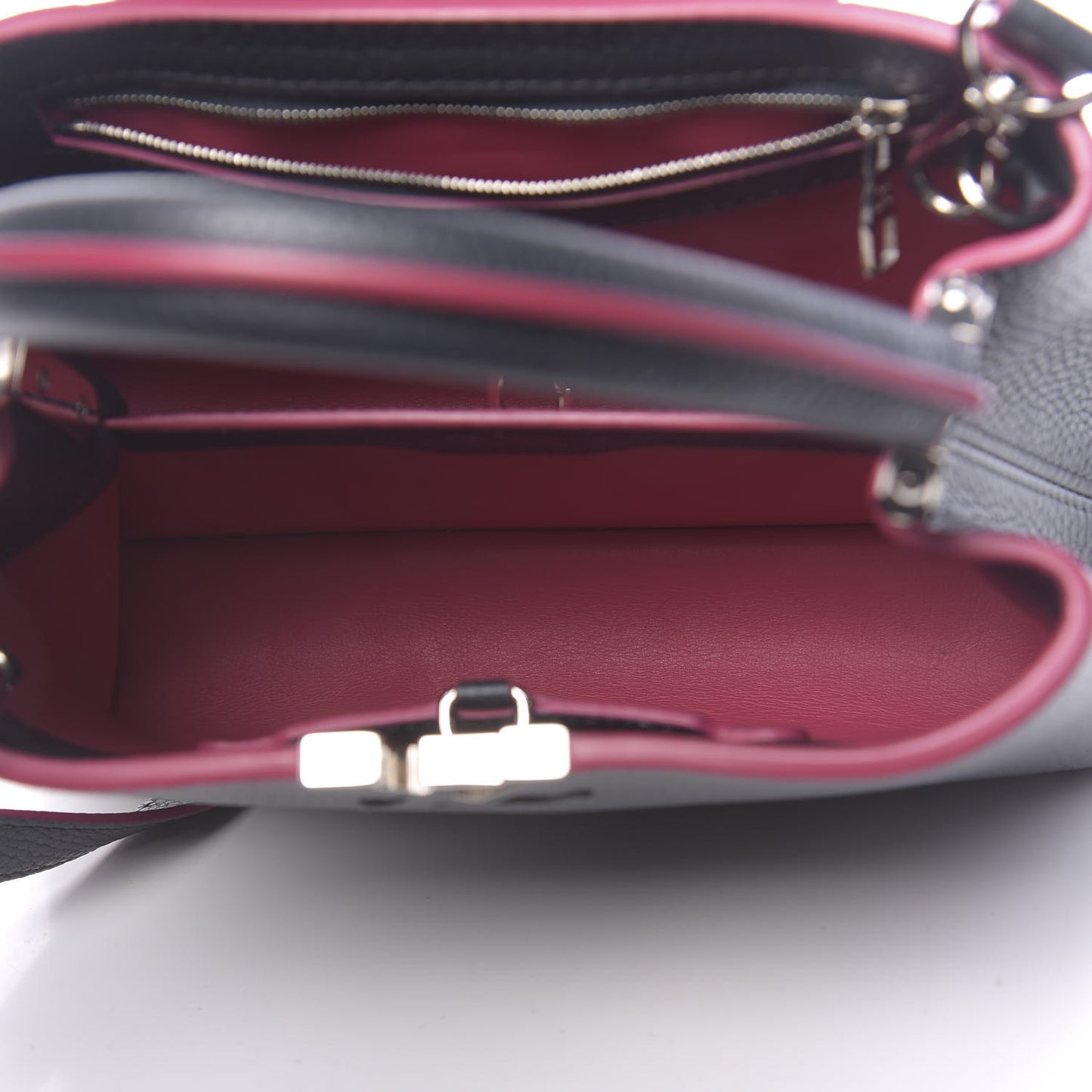 Taurillon Capucines BB Cobalt Fuchsia