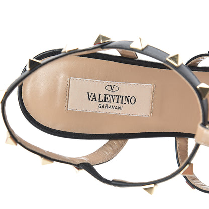 Valentino Garavani Nappa Rockstud Gladiator 70mm Sandals 37.5 Black 6 of 8