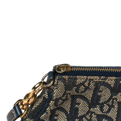 Christian Dior Monogram Mini Saddle Pochette Navy 11 of 11