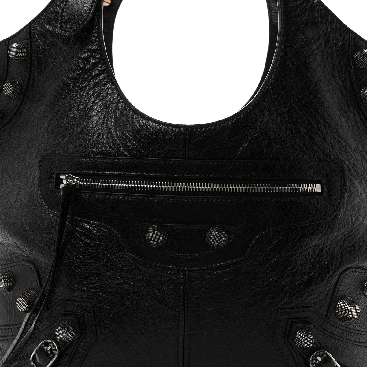 Agneau Arena Medium Le Cagole Carry All Bag Black