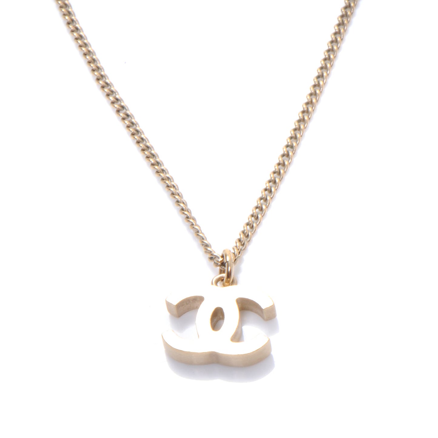Classic CC Necklace Brushed Gold