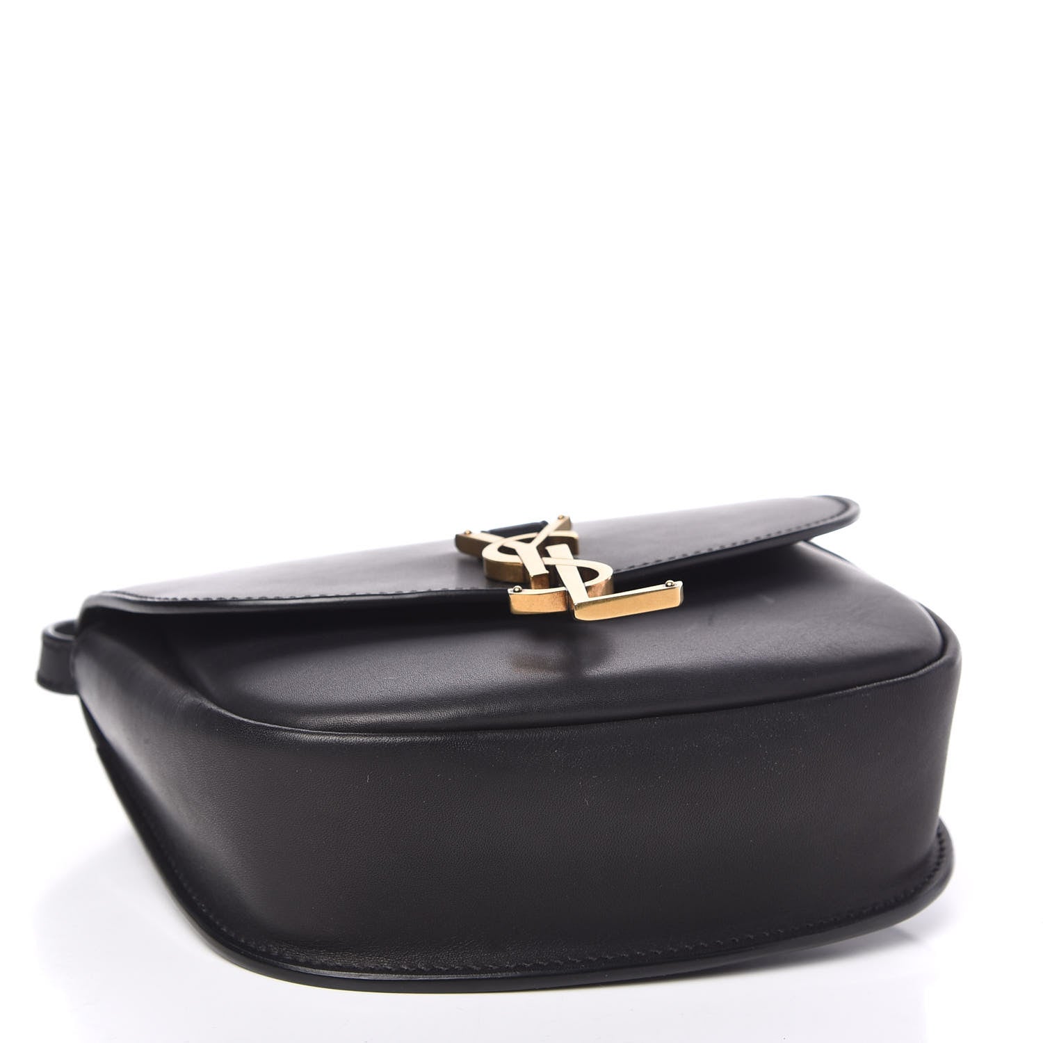 Saint Laurent Smooth Calfskin Classic Monogram Small Kaia Satchel Black 4 of 12