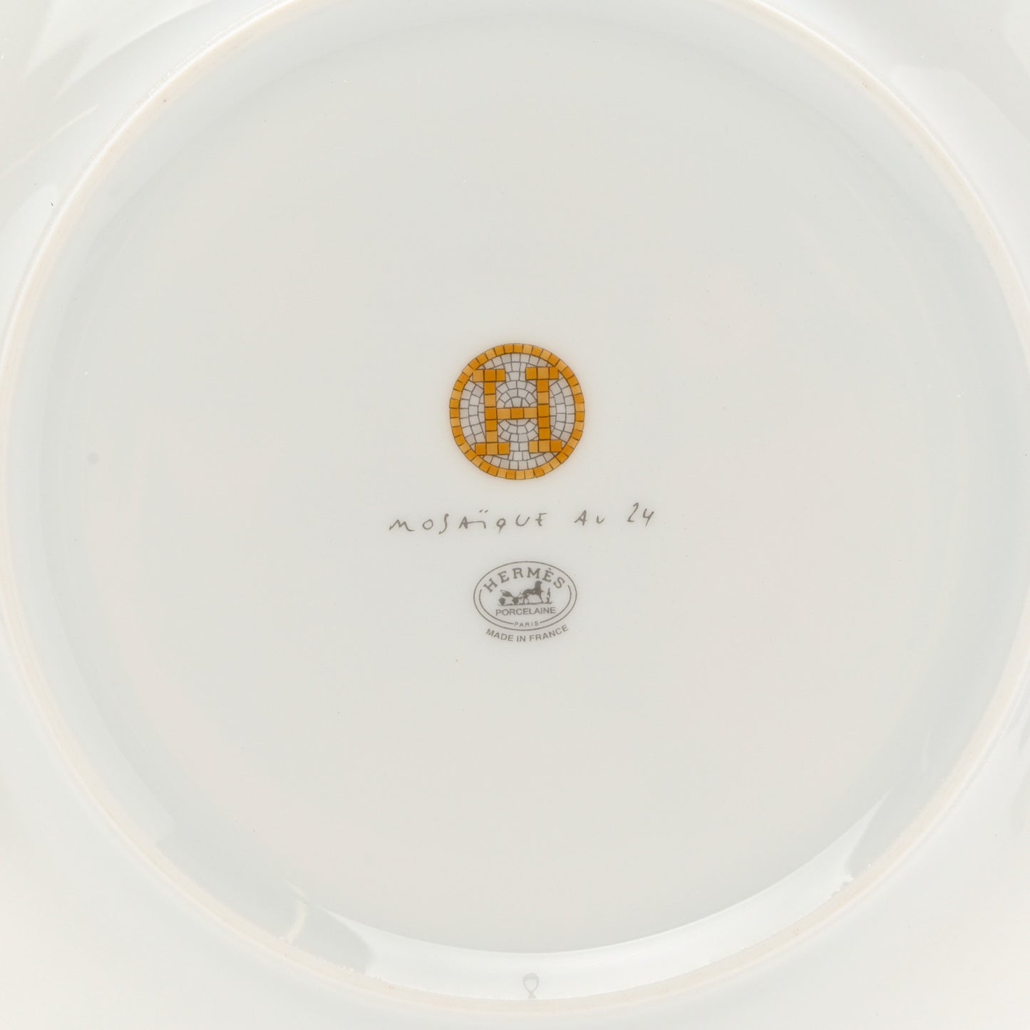 Porcelain Mosaique au 24 Dessert Plate Set of 2