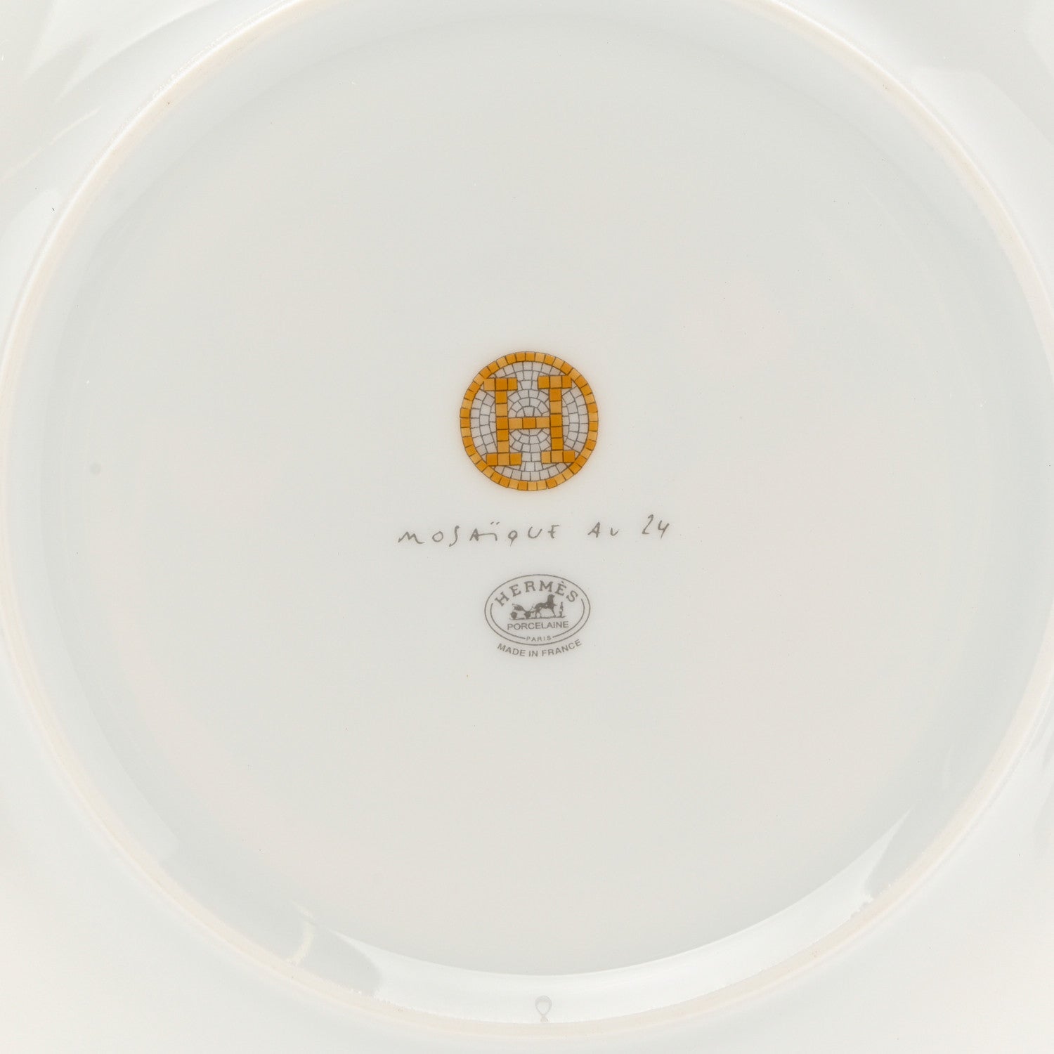 Hermes Porcelain Mosaique au 24 Dessert Plate Set of 2 5 of 7