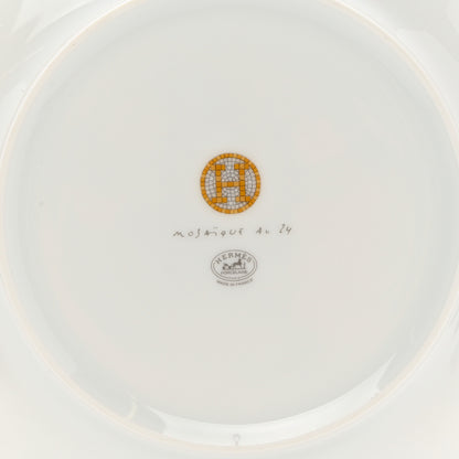 Hermes Porcelain Mosaique au 24 Dessert Plate Set of 2 5 of 7