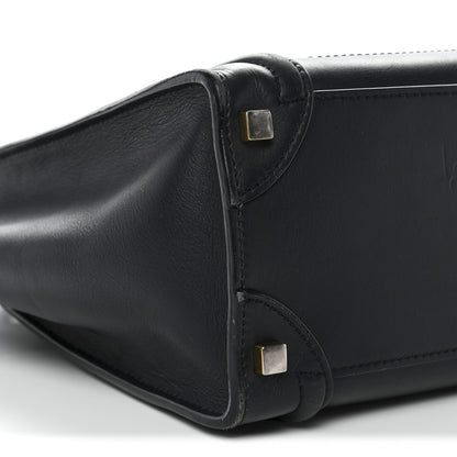 Celine Smooth Calfskin Micro Luggage Navy Blue 8 of 17
