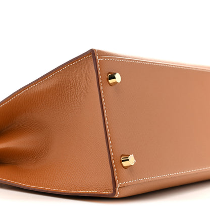Hermes Epsom Kelly Sellier 28 Gold 9 of 13