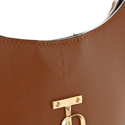 Jimmy Choo Calfskin Varenne Small Hobo Dark Tan 10 of 10